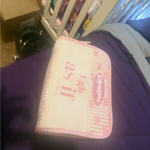 Primark Pink and White Clueless Cosmetic Bag